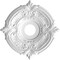 Ekena Millwork Attica PVC Medallion (Canopies up to 5 5/8"), 16"OD x 3 1/2"ID x 1"P, Universal Aged Metallic Rust CMP16ATDRU - alternate 2